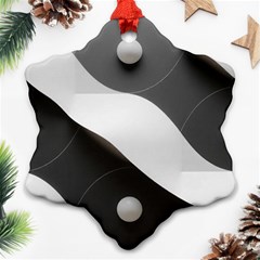 Geometric Design O6 Snowflake Ornament (two Sides)