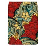 Pattern Shape Colorful Flower Leaves Removable Flap Cover (L) Front