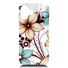 Flowers Flowers Pattern Iphone 16 Plus Black Uv Print Pc Hardshell Case