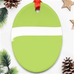 A Minimalist Pattern With Simple Lines And Shapes, Creating A Clean And Modern Aesthetic 02 Ornament (Oval) Front