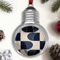 A Minimalist Pattern With Simple Lines And Shapes, Creating A Clean And Modern Aesthetic 04 Metal Light Bulb Shape Ornament