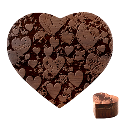 Valentine Heart Wood Jewelry Box