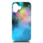 Smokescreen iPhone 16 Plus Black UV Print PC Hardshell Case Front
