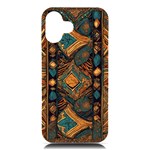 Tribal Chic iPhone 16 Plus Black UV Print PC Hardshell Case Front