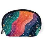 Art Abstract Pattern Accessory Pouch (Large) Back