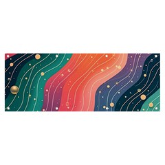 Art Abstract Pattern Banner And Sign 8  X 3 