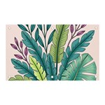 Illustrations Plants Nature Leaves Banner and Sign 5  x 3  Front