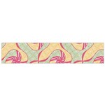 Abstract Pattern Design Scrapbooking Small Premium Plush Fleece Scarf Back