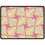 Abstract Pattern Design Scrapbooking Fleece Blanket (Large) 80 x60  Blanket Front