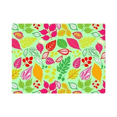 Flower Flora Floral Nature Pattern Seamless Premium Plush Fleece Blanket (mini)