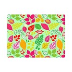 Flower Flora Floral Nature Pattern Seamless Premium Plush Fleece Blanket (Mini) 35 x27  Blanket Front