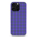 Blue Tartan Plaid 1 iPhone 16 Pro TPU UV Print Case Front