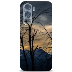 Tree Silhouette At Border Of Nahuel Haupi Lake, Rio Negro, Argentina Samsung Galaxy S24 Plus 6 7 Inch Black Tpu Uv Case