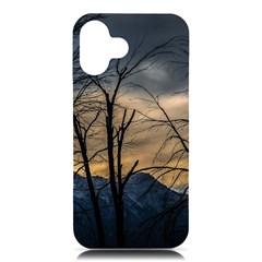 Tree Silhouette At Border Of Nahuel Haupi Lake, Rio Negro, Argentina Iphone 16 Plus Black Uv Print Pc Hardshell Case
