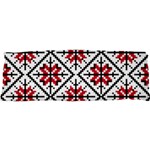 Ukrainian Folk Seamless Pattern Ornament Ethnic Ornament Border Element Traditional Art 25 x71  Body Pillow Case Dakimakura (Two Sides) Back