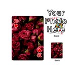 Floral Buds Of Roses Beautiful Flowers Playing Cards 54 Designs (Mini) Front - Heart10