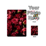 Floral Buds Of Roses Beautiful Flowers Playing Cards 54 Designs (Mini) Front - Diamond7