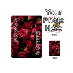 Floral Buds Of Roses Beautiful Flowers Playing Cards 54 Designs (Mini) Front - Joker1