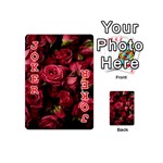 Floral Buds Of Roses Beautiful Flowers Playing Cards 54 Designs (Mini) Front - Joker2