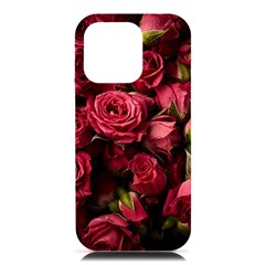 Floral Buds Of Roses Beautiful Flowers Iphone 16 Pro Max Black Uv Print Pc Hardshell Case