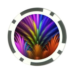 Abstract Colors - , Abstract Colors Poker Chip Card Guard