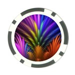 Abstract Colors - , Abstract Colors Poker Chip Card Guard Back