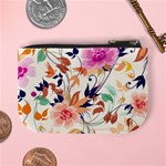 Abstract Floral Background Mini Coin Purse Back