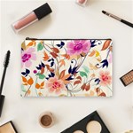 Abstract Floral Background Cosmetic Bag (Medium) Front