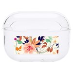 Abstract Floral Background Hard PC AirPods Pro Case Front