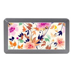 Abstract Floral Background Memory Card Reader (mini)