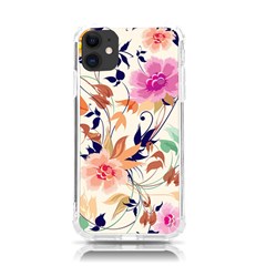 Abstract Floral Background Iphone 11 Tpu Uv Print Case