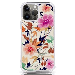 Abstract Floral Background Iphone 13 Pro Max Tpu Uv Print Case