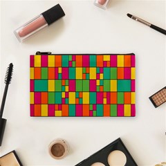 Abstract-background Cosmetic Bag (small)