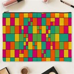 Abstract-background Cosmetic Bag (XXXL) Front