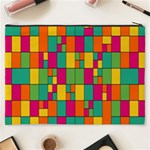 Abstract-background Cosmetic Bag (XXXL) Back