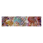 Abstract waves Banner and Sign 4  x 1  Front