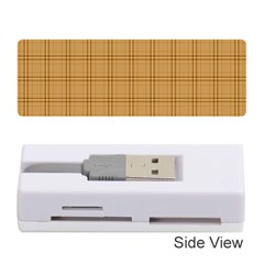 Autumn Fall Plaid Tartan 1 Memory Card Reader (stick)