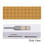 Autumn Fall Plaid Tartan 1 Memory Card Reader (Stick) Front