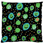Doodle Dot Drawing Standard Premium Plush Fleece Cushion Case (One Side) Front
