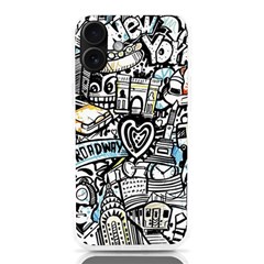 Doodle New York City Nyc Iphone 16 Plus Tpu Uv Print Case