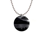 Nahuel huapi lake and andes range mountains landscape, bariloche, argentina 1  Button Necklace Front