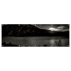 Nahuel Huapi Lake And Andes Range Mountains Landscape, Bariloche, Argentina Banner And Sign 12  X 4 