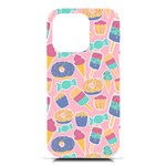 Ice Cream Donut Sweets Candie iPhone 16 Pro Black UV Print PC Hardshell Case Front
