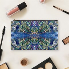 Blue Arabesque Cosmetic Bag (medium)
