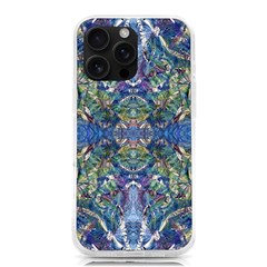 Blue Arabesque Iphone 16 Pro Max Tpu Uv Print Case