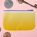 Cream Yellow To Amber Orange Linear Gradient Large Coin Purse Back