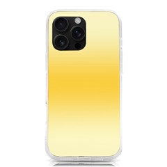 Cream Yellow To Amber Orange Bilinear Gradient Iphone 16 Pro Max Tpu Uv Print Case