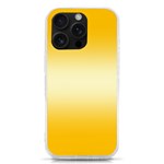 Amber Orange To Cream Yellow Bilinear Gradient iPhone 16 Pro TPU UV Print Case Front