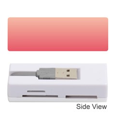 Cream Yellow To Crimson Red Linear Gradient Memory Card Reader (stick)