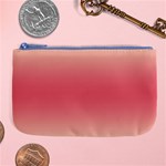 Cream Yellow To Crimson Red Bilinear Gradient Large Coin Purse Front